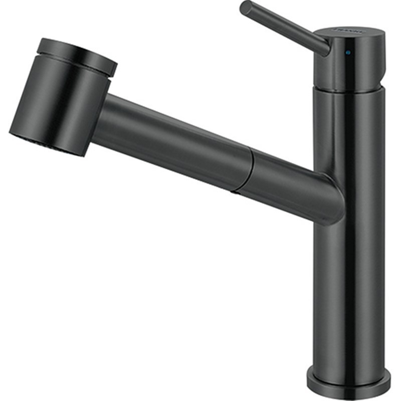 FRANKE FFPS3425BSS STEEL PULL OUT FAUCET - BLACK STAINLESS