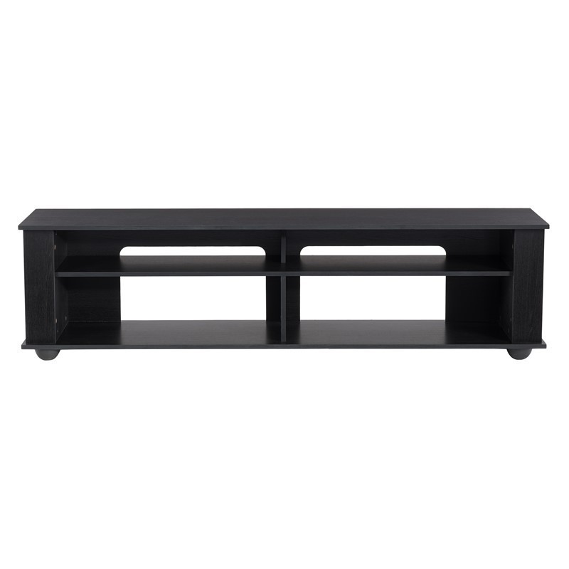 CORLIVING TBF-707-B BAKERSFIELD 70 INCH RAVENWOOD TV STAND FOR TV'S UP TO 85 INCH - BLACK