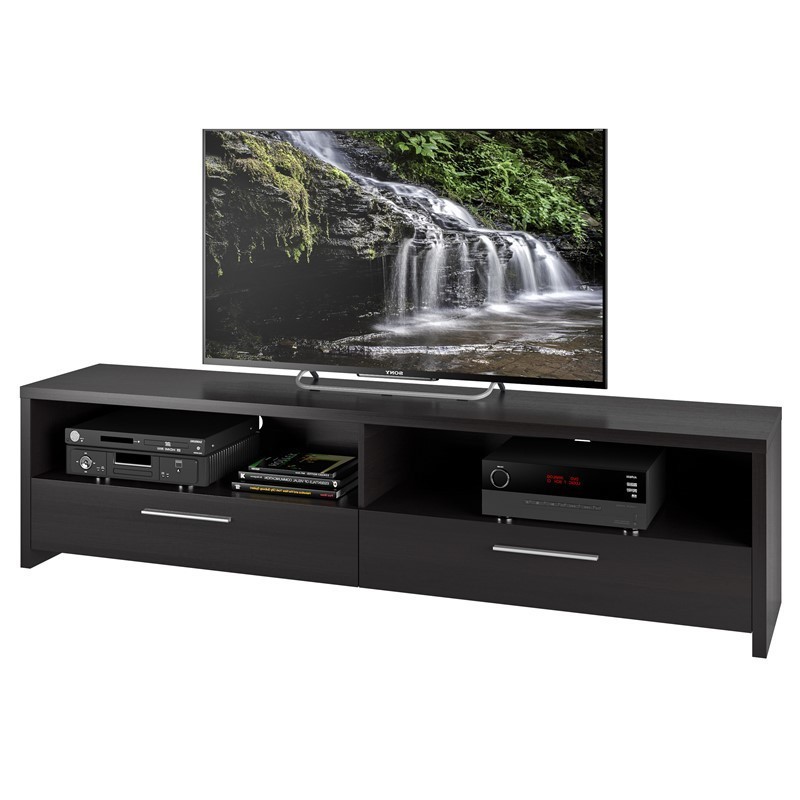 CORLIVING TFB-307-B FERNBROOK 75 INCH TV STAND FOR TVS UP TO 95 INCH - BLACK