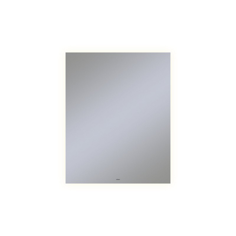 ROBERN YM2430RGFPD3 VITALITY 24 X 30 INCH RECTANGLE LIGHTED MIRROR WITH GLOW LIGHT PATTERN, 2700K WARM LIGHT, DIMMABLE AND DEFOGGER