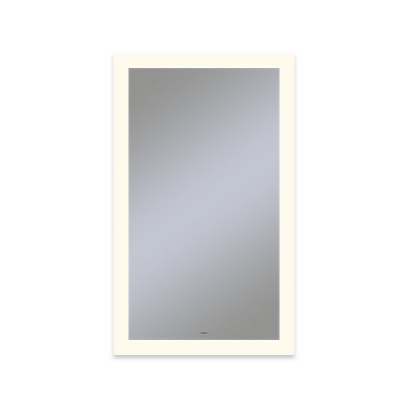ROBERN YM2440RPFPD3 VITALITY 24 X 40 INCH RECTANGLE LIGHTED MIRROR WITH PERIMETER LIGHT PATTERN, DIMMABLE AND DEFOGGER