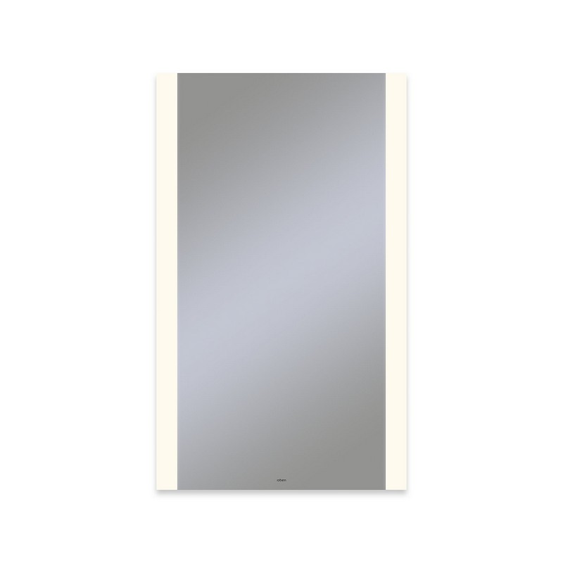 ROBERN YM2440RSFPD3 VITALITY 24 X 40 INCH RECTANGLE LIGHTED MIRROR WITH EDGE LIT LIGHT PATTERN, 2700K WARM LIGHT, DIMMABLE AND DEFOGGER