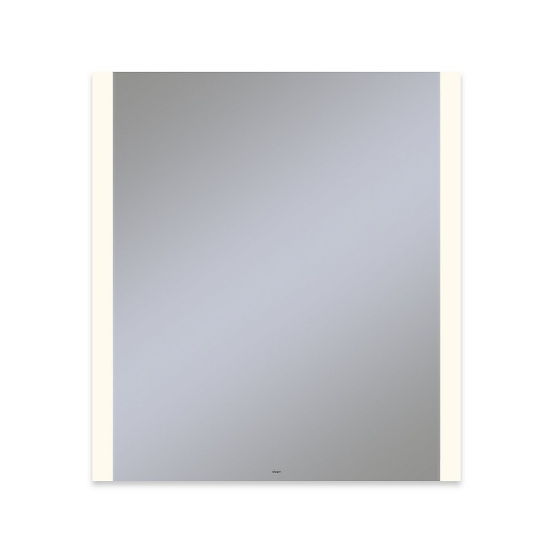 ROBERN YM3640RSFPD3 VITALITY 36 X 40 INCH RECTANGLE LIGHTED MIRROR WITH EDGE LIT LIGHT PATTERN, 2700K WARM LIGHT, DIMMABLE AND DEFOGGER