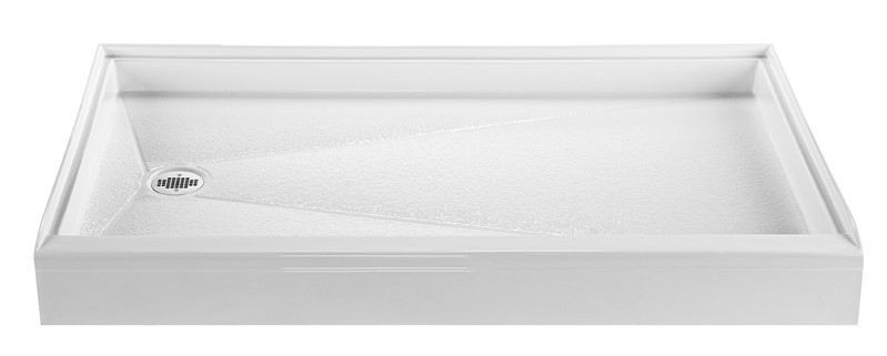 RELIANCE R6032ED-LH 59 5/8 X 32 1/4 INCH SHOWER BASE WITH LEFT HAND DRAIN