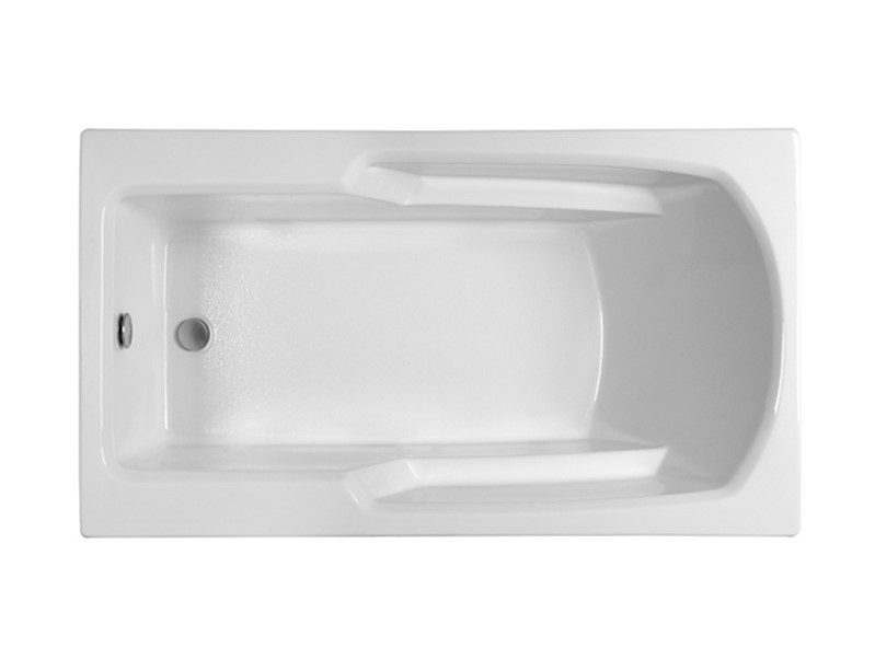 RELIANCE R6032ERRS 59 1/4 INCH RECTANGULAR END DRAIN SOAKING BATHTUB