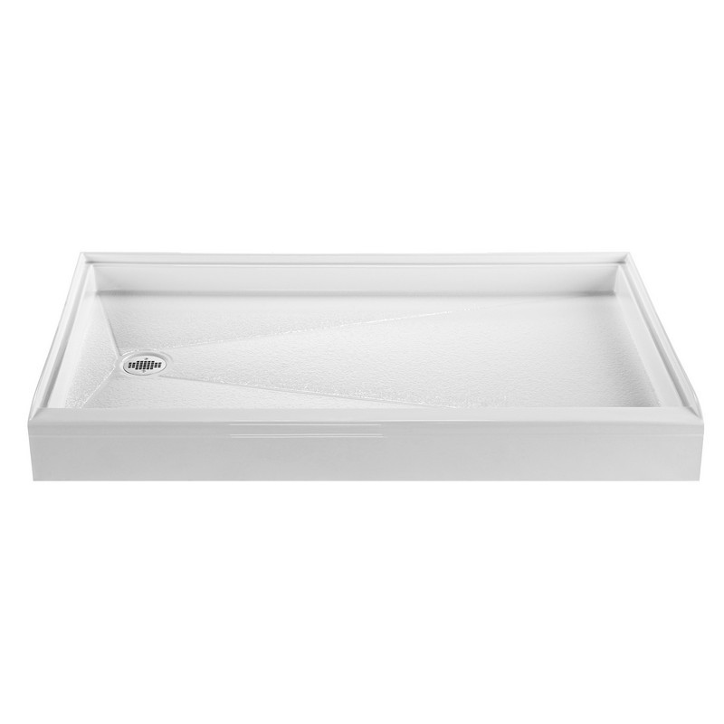 RELIANCE R6036ED-RH 59 5/8 X 35 3/4 INCH SHOWER BASE WITH RIGHT HAND DRAIN