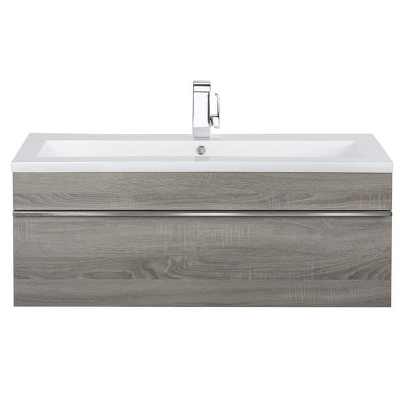 CUTLER KITCHEN & BATH FV TR 42 TROUGH 42 INCH MODERN WALL MOUNTED BATHROOM VANITY