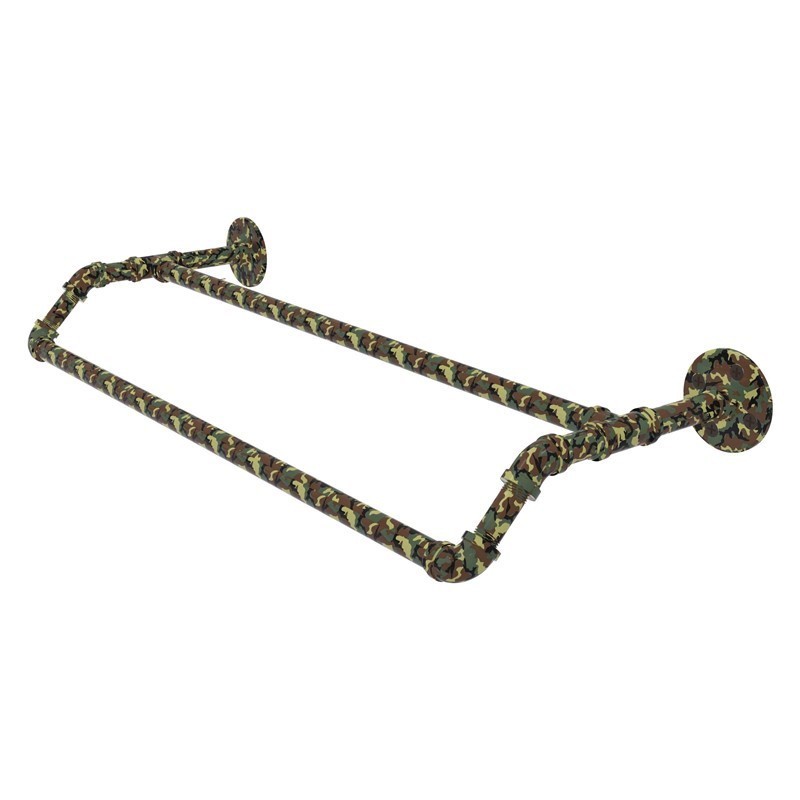 ALLIED BRASS CM-P-220-24-DTB-PT1 CAMO 24 INCH DOUBLE TOWEL BAR - MILITARY CAMO