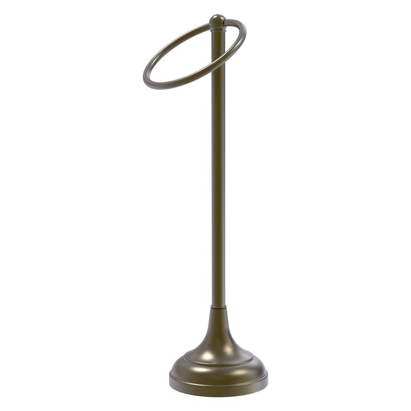 ALLIED BRASS TR-10 TRIBECCA 6 INCH VANITY TOP 1 RING GUEST TOWEL HOLDER
