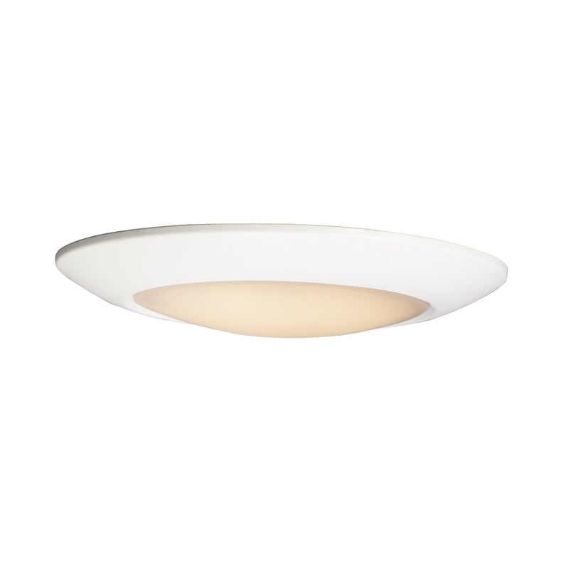 MAXIM LIGHTING 57856WTWT DIVERSE 11 INCH CEILING-MOUNTED LED FLUSH MOUNT LIGHT