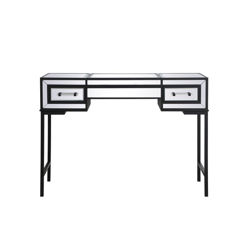 ELEGANT FURNITURE LIGHTING MF73020BK BEAU 41 5/8 INCH RECTANGLE VANITY TABLE - BLACK