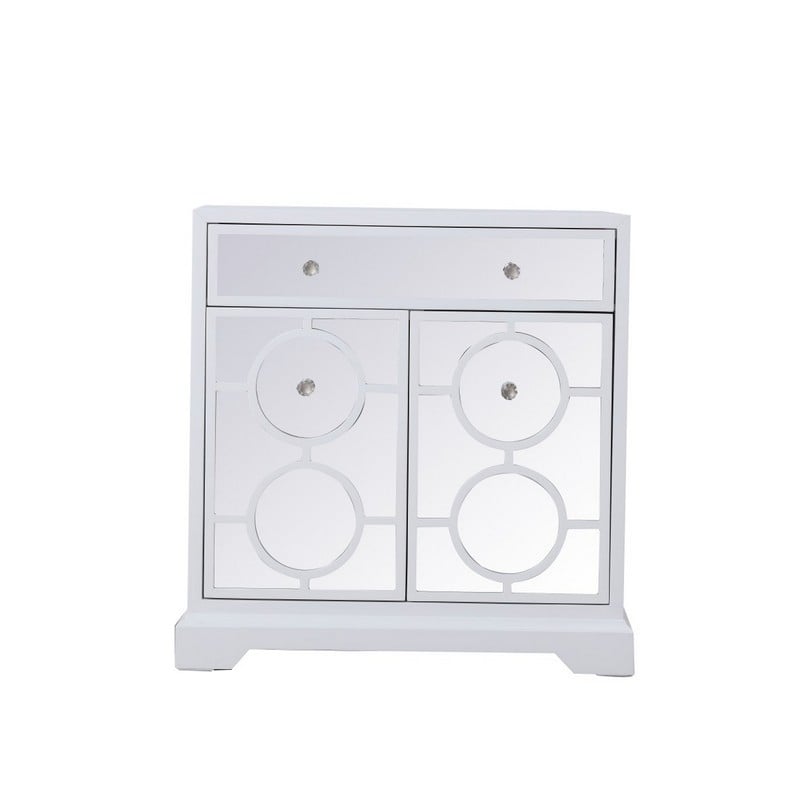 ELEGANT FURNITURE LIGHTING MF81002WH MODERN 32 INCH CABINET - WHITE