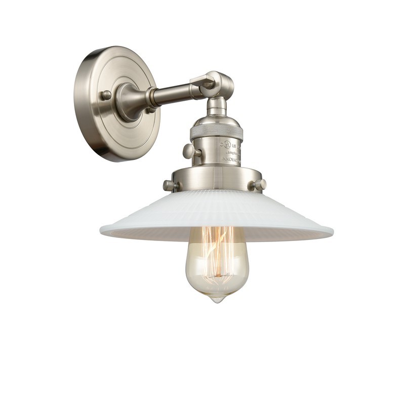 INNOVATIONS LIGHTING 203SW-SG-M4 RAILROAD FRANKLIN RESTORATION 8 INCH 1 LIGHT WALL MOUNT WALL SCONCE IN SATIN GOLD