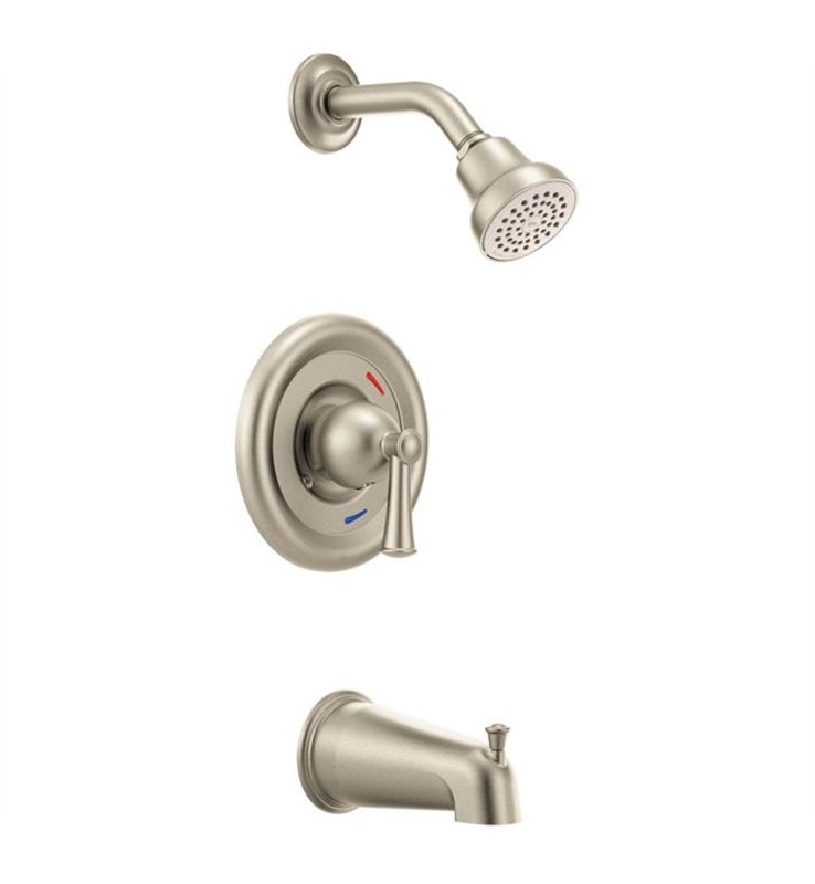 MOEN T41311CGR CAPSTONE SHOWER SYSTEM WITH SLIP FIT TUB SPOUT