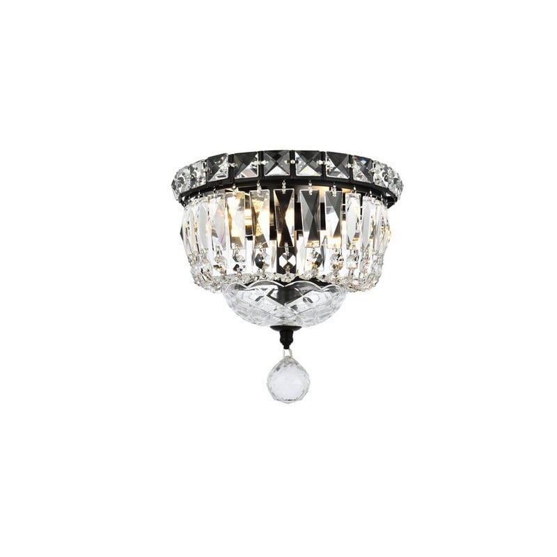 ELEGANT FURNITURE LIGHTING V2528F8/RC TRANQUIL 8 INCH CEILING FLUSH MOUNT LIGHT