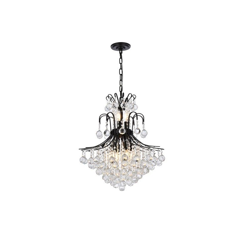 ELEGANT FURNITURE LIGHTING V8002D22/RC TOUREG 22 INCH CEILING CHANDELIER LIGHT