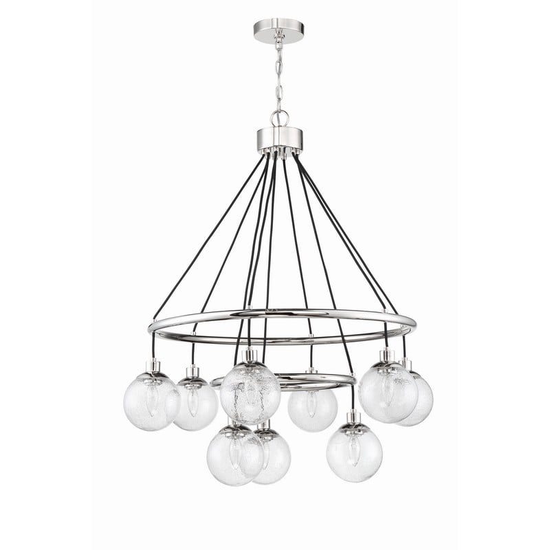 CRAFTMADE 53329 QUE 31 1/4 INCH 9 LIGHT CHANDELIER LIGHT