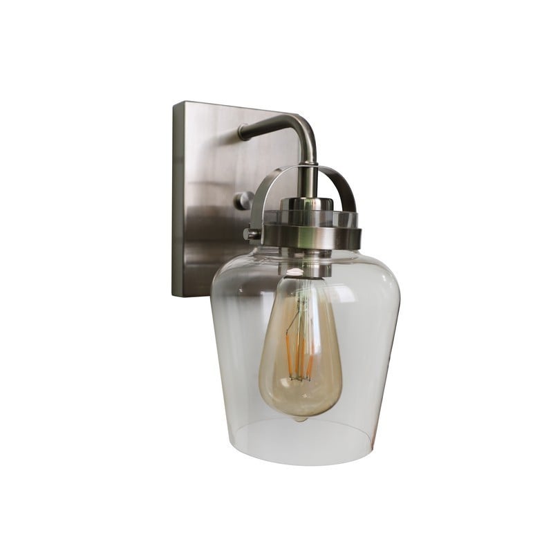 CRAFTMADE 53501 TRYSTAN 5 1/2 INCH 1 LIGHT DAMP WALL SCONCE LIGHT