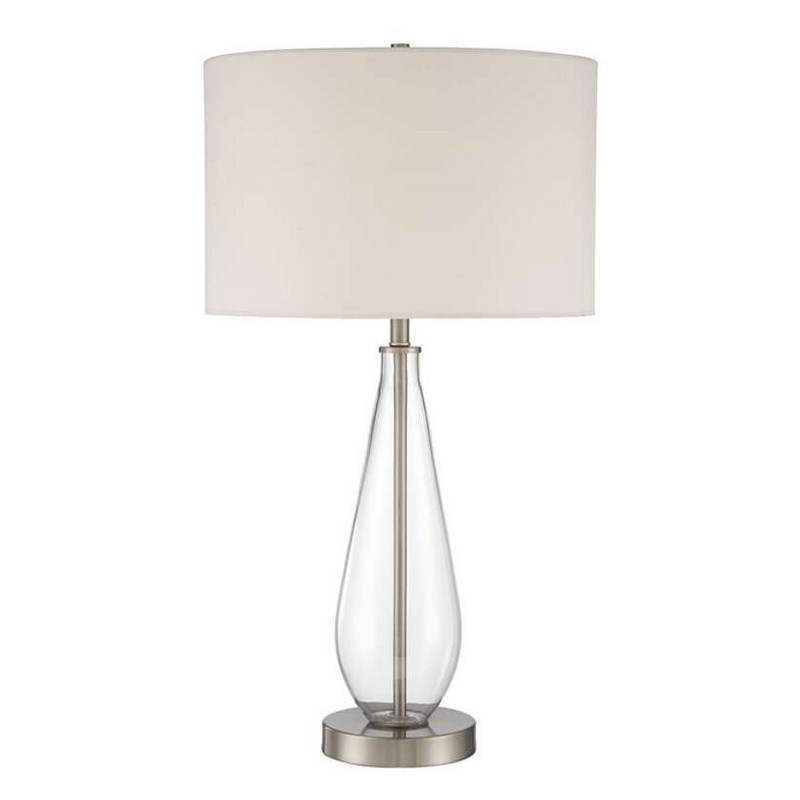 CRAFTMADE 86243 15 INCH TABLE LAMP - BRUSHED POLISHED NICKEL
