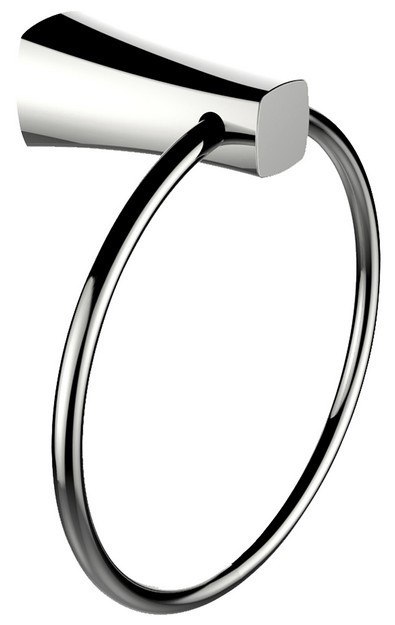 AMERICAN IMAGINATIONS AI-3052 BRASS CONSTRUCTED TOWEL RING IN CHROME FINISH