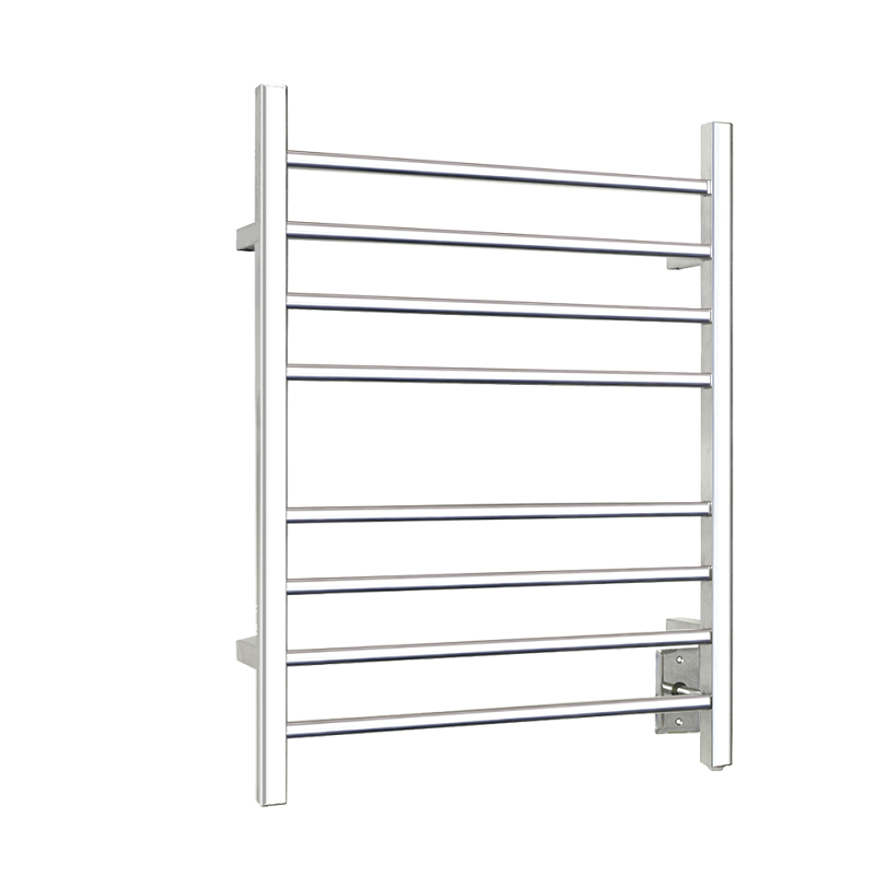 WARMLY YOURS TW-SR-08PS-HW SIERRA 24 INCH HARDWIRED TOWEL WARMER IN POLISHED STAINLESS STEEL