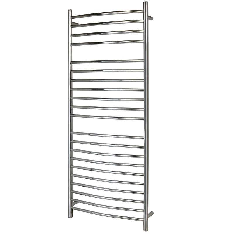 WARMLY YOURS TWS3-VID21PH VIDA 23.6 INCH HARDWIRED TOWEL WARMER IN POLISHED STAINLESS STEEL