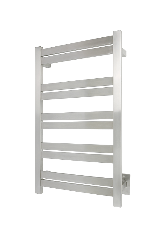 WARMLY YOURS TWS6-GRD10BH GRANDE 10 20.5 INCH HARDWIRED TOWEL WARMER IN BRUSHED STAINLESS STEEL