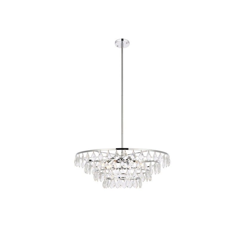 ELEGANT FURNITURE LIGHTING 1101D28 ELLA 28 INCH CEILING PENDANT LIGHT