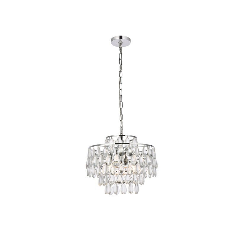 ELEGANT FURNITURE LIGHTING 1102D16 MILA16 INCH CEILING PENDANT LIGHT