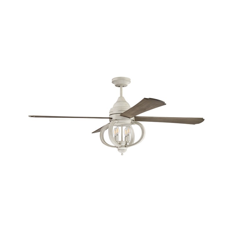 CRAFTMADE AUG60CW4 AUGUSTA 60 INCH CEILING FAN - COTTAGE WHITE