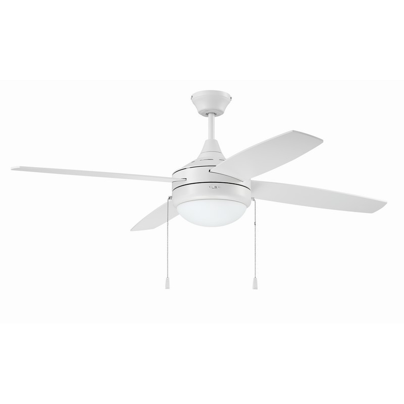 CRAFTMADE EPHA52 PHAZE 4 52 INCH CEILING FAN WITH BLADES AND LIGHT KIT