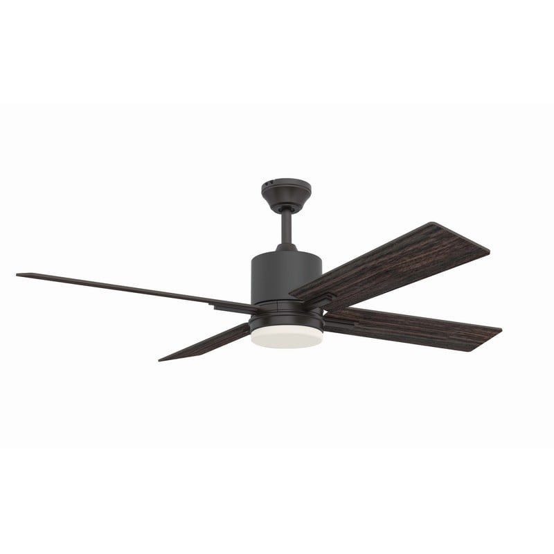 CRAFTMADE TEA52ESP4 TEANA 52 INCH CEILING FAN WITH BLADES LIGHT KIT AND WALL CONTROL - ESPRESSO