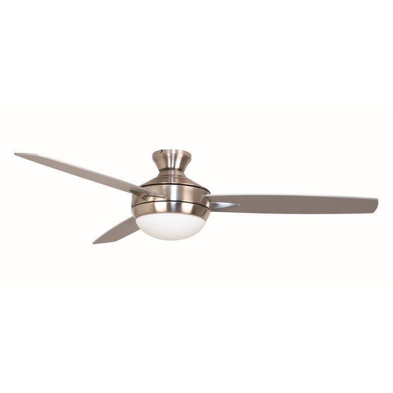 CRAFTMADE TG52BNK3-52BN TARGAS 52 INCH CEILING FAN WITH BTG52-BN BLADES - BRUSHED POLISHED NICKEL