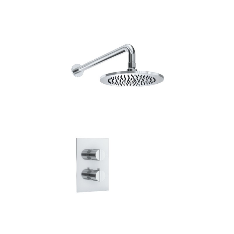 ISENBERG 145.7000CP SERIE 145 SINGLE OUTPUT SHOWER SET WITH SHOWER HEAD AND ARM - CHROME