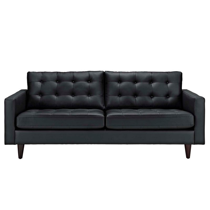 MODWAY EEI-1010 EMPRESS 84 INCH BONDED LEATHER SOFA