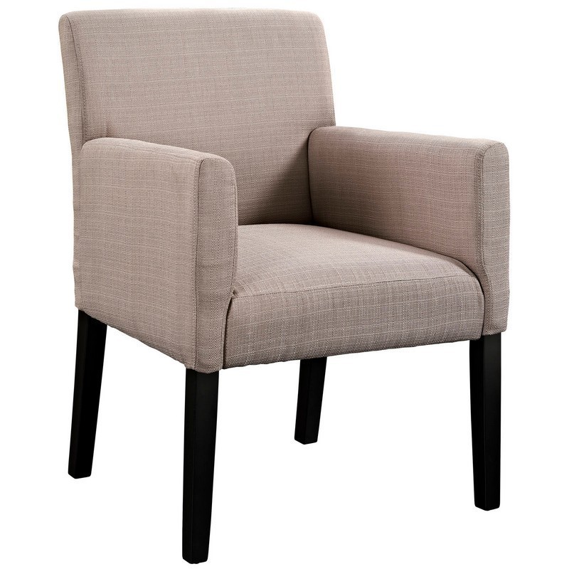 MODWAY EEI-1045 CHLOE 24 1/2 INCH UPHOLSTERED FABRIC ARMCHAIR
