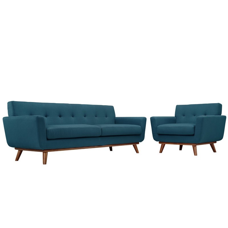 MODWAY EEI-1344 ENGAGE 123 INCH ARMCHAIR AND SOFA SET OF 2