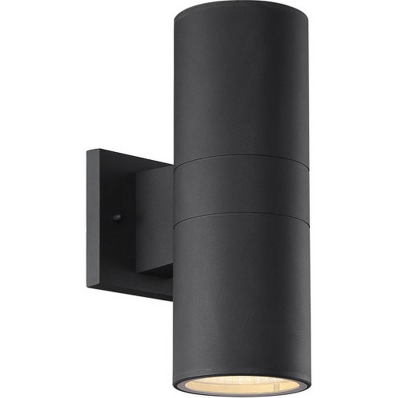 CRAFTMADE ZA2120-TB-LED PILLAR 4 1/2 INCH LED UP AND DOWN LIGHT OUTDOOR WALL MOUNT LIGHT - MATTE BLACK