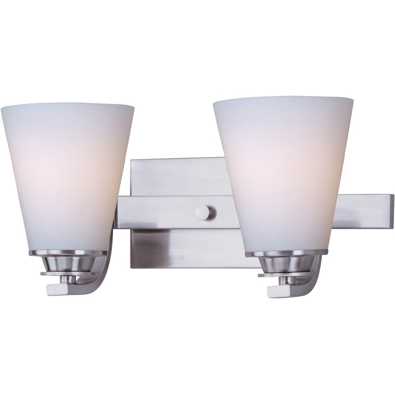 MAXIM LIGHTING 9012SWSN CONICAL 13 INCH WALL-MOUNTED INCANDESCENT VANITY LIGHT