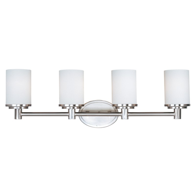 MAXIM LIGHTING 9054SWSN CYLINDER 29 INCH WALL-MOUNTED INCANDESCENT VANITY LIGHT