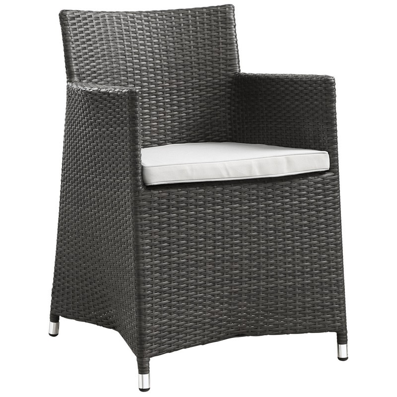 MODWAY EEI-1505 JUNCTION 22 1/2 INCH DINING OUTDOOR PATIO ARMCHAIR