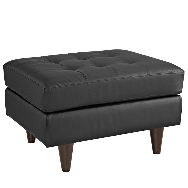 MODWAY EEI-1668 EMPRESS 30 INCH BONDED LEATHER OTTOMAN