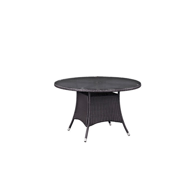MODWAY EEI-1916-EXP CONVENE 47 INCH ROUND OUTDOOR PATIO DINING TABLE
