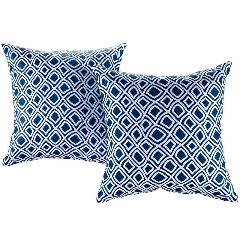 MODWAY EEI-2401 MODWAY 17 1/2 INCH TWO PIECE OUTDOOR PATIO PILLOW SET