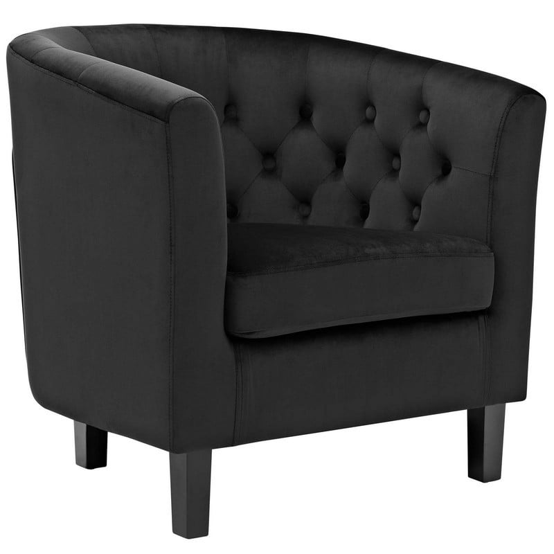 MODWAY EEI-2613 PROSPECT 28 1/2 INCH PERFORMANCE VELVET ARMCHAIR