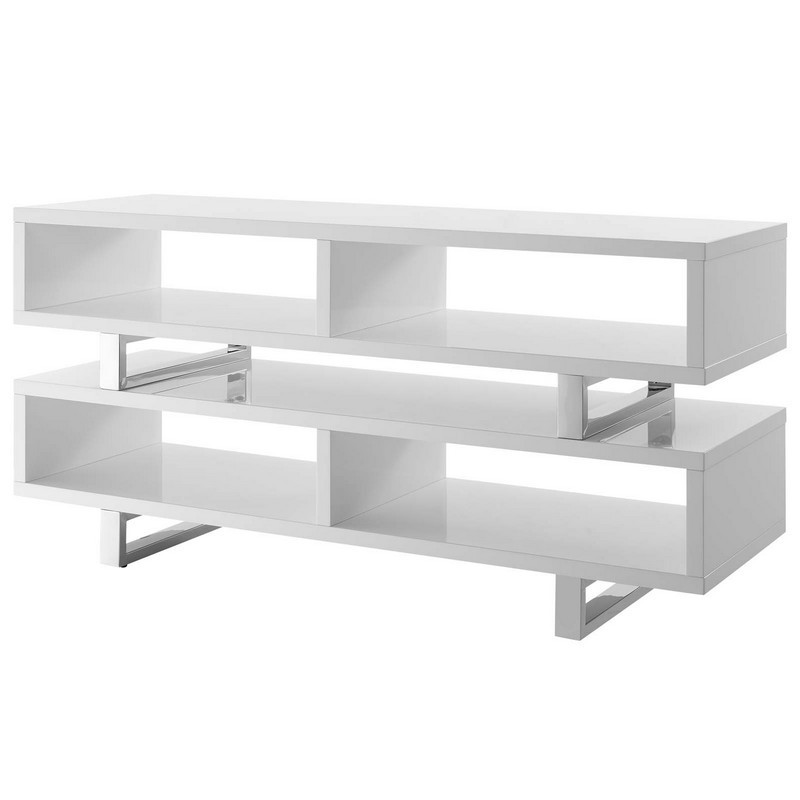 MODWAY EEI-2678-WHI AMBLE 15 1/2 INCH TV STAND