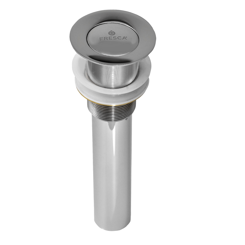 FRESCA FPU1240CH POP-UP DRAIN ASSEMBLY WITHOUT OVERFLOW IN CHROME