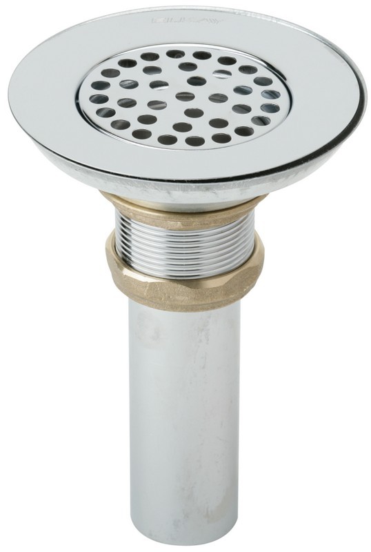 ELKAY LK372 4 5/8 INCH DRAIN STAINLESS STEEL BODY STRAINER AND TAILPIECE