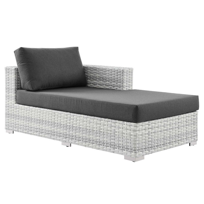 MODWAY EEI-4304 CONVENE 35 INCH OUTDOOR PATIO RIGHT CHAISE