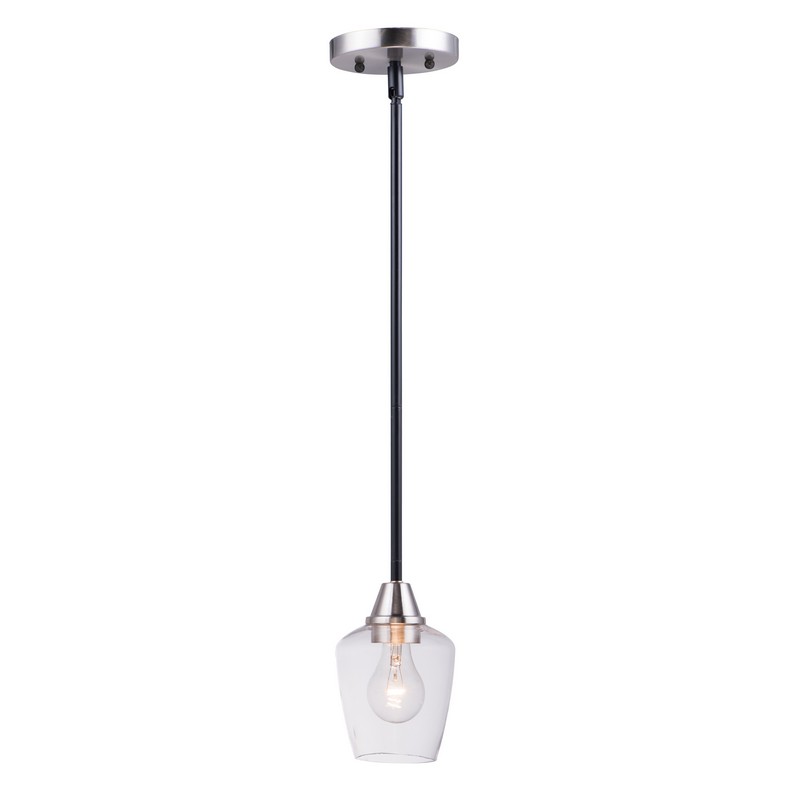 MAXIM LIGHTING 96120CL GOBLET 4 3/4 INCH CEILING-MOUNTED INCANDESCENT PENDANT LIGHT